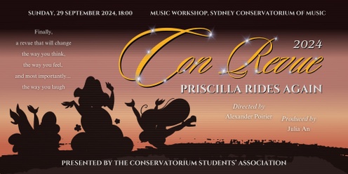 Sydney Con Revue 2024: Priscilla Rides Again