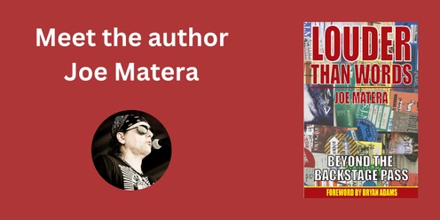 Mee the author - Joe Matera