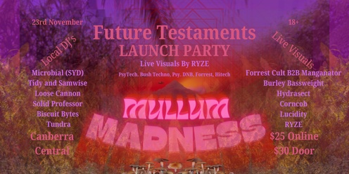 Future Testaments Launch Party