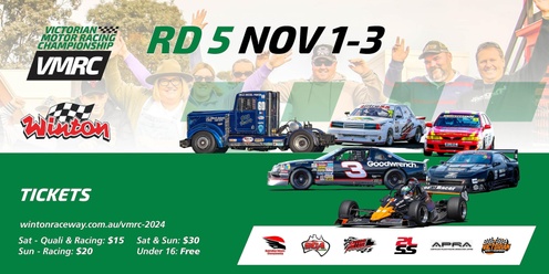 Victoria Motor Racing Championship (VMRC) Round 5 November 1-3 Winton Motor Raceway