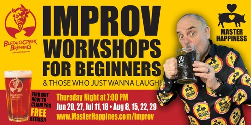 Improv Workshops with Master Happiness