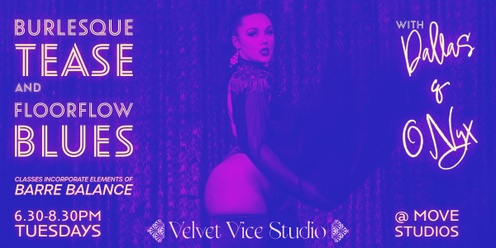 Velvet Vice Studio Burlesque Classes September 2024