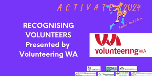 POSTPONED - ACTIVATE Bridgetown Greenbushes - Recognising Volunteers