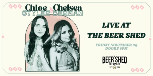 Chloe Styler & Chelsea Berman Live at The Beer Shed