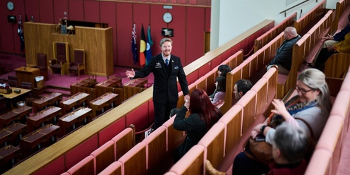 Tour: Best of Parliament House August to October 2024