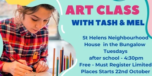 Art Classes for Kids 8-12 years