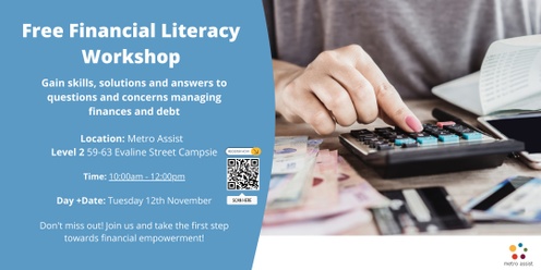 Free Financial Literacy Workshop for Families @ Metro Assist Campsie 