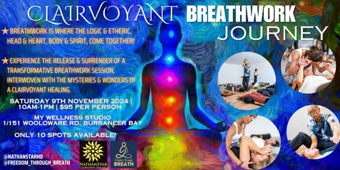 NOV 9th Clairvoyant-Breathwork Journey