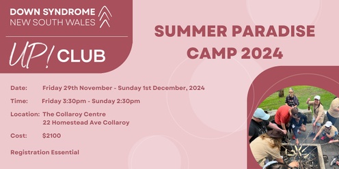 UP! Club - Summer Paradise Camp 2024 The Collaroy Centre