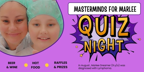 Master Minds for Marlee - Charity Quiz Night 