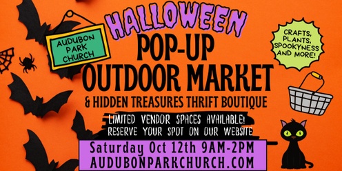 2024 Halloween Pop Up Market Vendor Sign Up