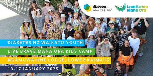 Diabetes NZ Waikato Youth: Live Brave Mana Ora Kids Camp 2025