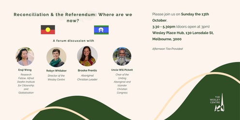 Reconciliation and the Referendum: Where are we now?