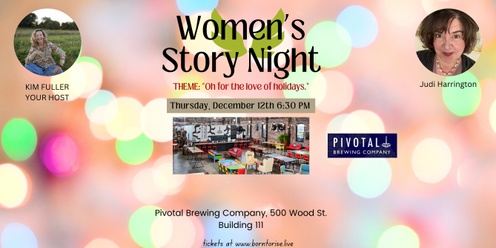 Born to Rise Women's Story night 12/12/24