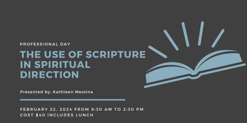 The Use of Scripture in Spiritual Direction