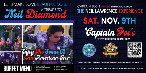 THE NEIL DIAMOND TRIBUTE AND DINNER SHOW