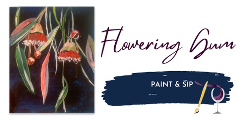 Flowering Gum ~ Paint & Sip | Outpour Studio, Berwick