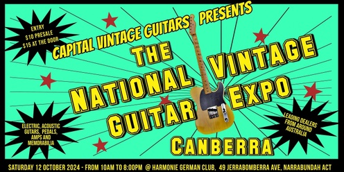 The National Vintage Guitar Expo 2024