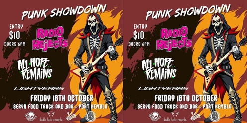 PUNK SHOWDOWN: Radio Rejects + All Hope Remains + Lightyears