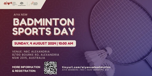 AIYA NSW Badminton Sports Day