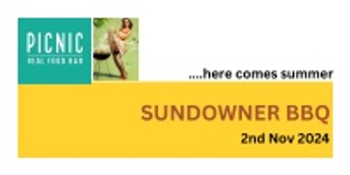 PICNIC Sundowner BBQ - Saturday 2nd November