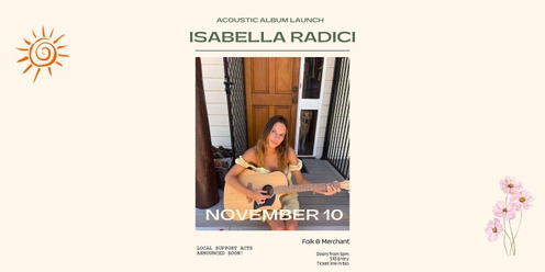 Isabella Radici- Acoustic album launch 