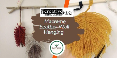 Make a Macrame Feather Wall Hanging, Glen Eden Library, Friday 2 August, 10am - 12pm