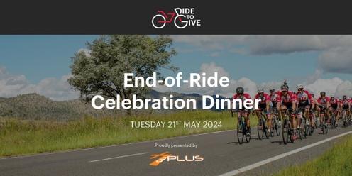 Ride to Give '24 End of Ride Celebration Dinner
