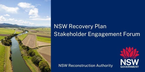 NSW Recovery Plan Stakeholder Engagement Forum