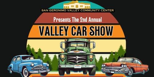 2nd Annual Valley Car Show - Car Registration & Payment Form 