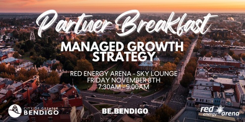 Be.Bendigo Partner Breakfast Invitation