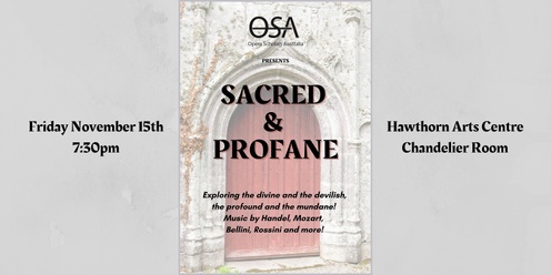 Sacred & Profane 