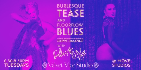 Velvet Vice Studio Burlesque Classes November 2024