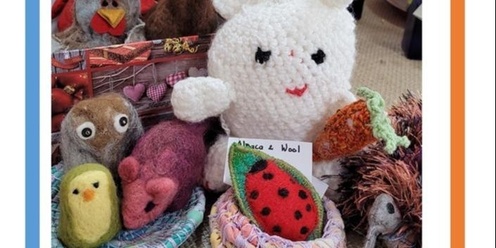 MINIATURES Small Things Crochet & Needle Felted Workshop 31 Aug 11am