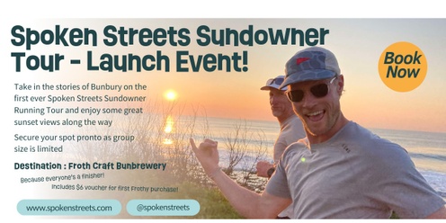 Spoken Streets 5K Sundowner Running Tour- Launch Event!