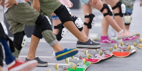 Free Skateboard Lessons at the Making Tracks Street Party