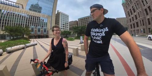 Triumphant Bike Ride Against Fake Environmentalism