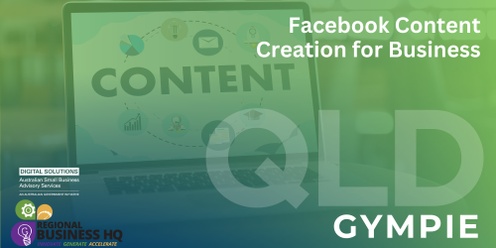 Facebook Content Creation for Business - Gympie