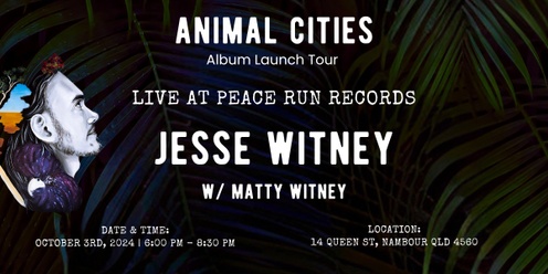 Jesse Witney w/ Matty Witney Live at Peace Run Records