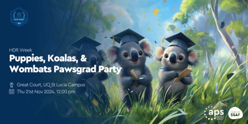 HDR Week - Puppies, Koalas, & Wombats Pawsgrad Party