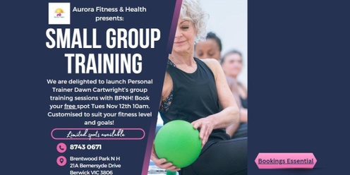 Group Fitness with Dawn Cartwright & BPNH