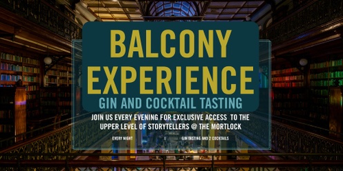 SD @ The Mortlock: Exclusive Balcony Gin and Cocktail Tasting Experience