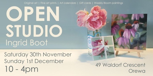 OPEN STUDIO: Ingrid Boot (Orewa)