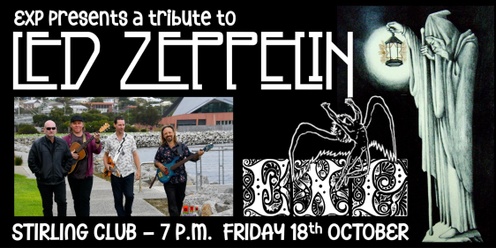 Led Zeppelin tribute - EXP at Stirling Club