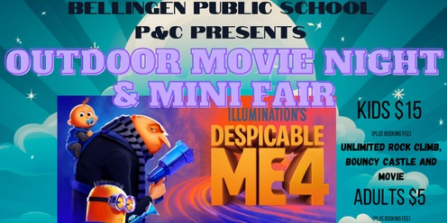 Outdoor Movie Night & Mini Fair: Despicable Me 4 