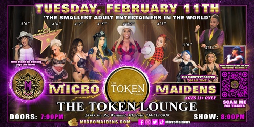 Westland, MI - Micro Maidens: Dwarf Dancers @ The Token Lounge #1 "The Only Micro Revue in the World!"