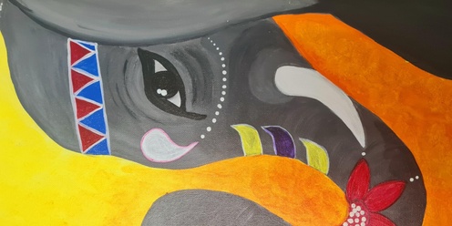 Boho Elephant Paint'n'Sip  
