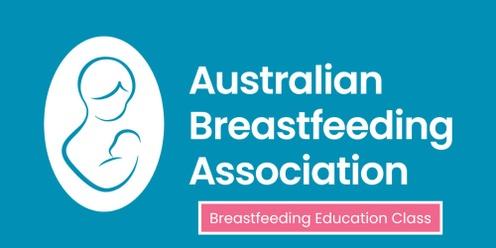 Breastfeeding Education Class - Eltham - 13 October 2024