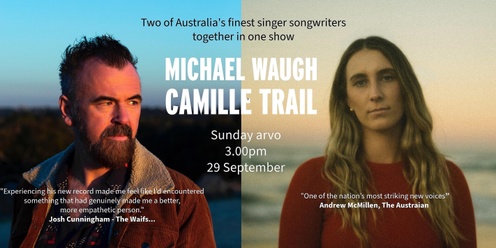 Michael Waugh and Camille Trail