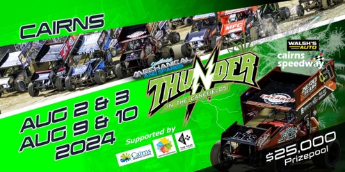 Thunder in the Canefields - Two Weekends - 2/3 & 9/10 August